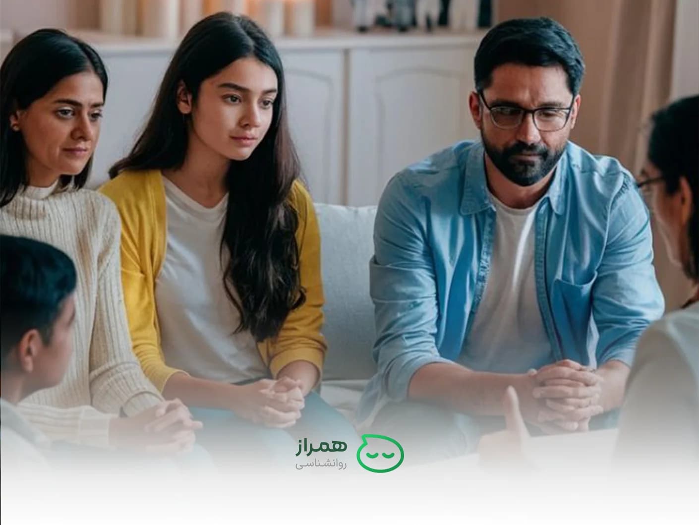 Parents and child attending psychological counseling for family issues